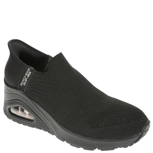 Skechers Women's Uno Wedge-Kickin' Knit Hands Free Slip-ins Sneaker2