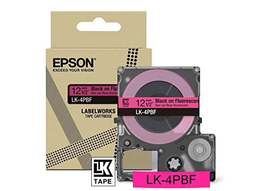 Cartouche d'encre Epson LK 4PBF pour LabelWorks LW C410 et LW C610 sur fluorescent - vue 3