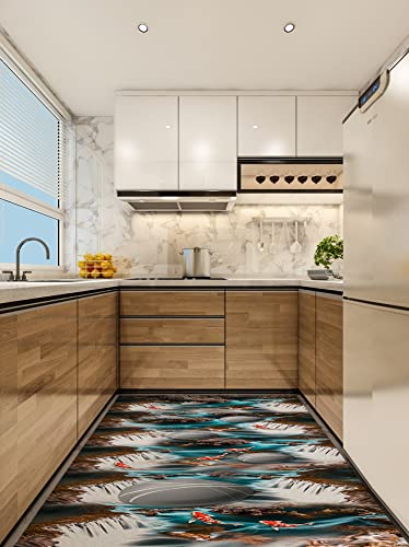 Tapis de passage lavable avec fond antidérapant design moderne 80x380cm - 3