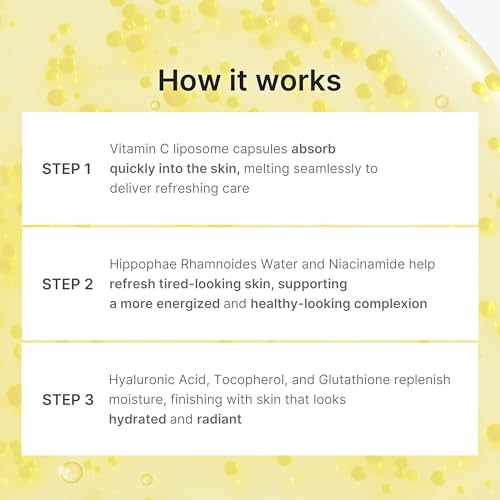 Image of medicube Deep Vitamin C Capsule Serum, 1.01 fl.oz | Vitamin C Serum for Dull & Uneven-Looking Skin - Liposome Capsules for Smooth, Radiant Texture, Korean Skincare