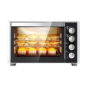 35L mini-oven Instelbare temperatuur 0-230℃ en 120 minuten Timing Drielaagse bakpositie Huishoudelijk bakken Multifunctionele automatische elektrische oven om cake en pizza te bakken met accessoires