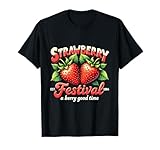 Cute Strawberry Festival Woman Men Strawberries