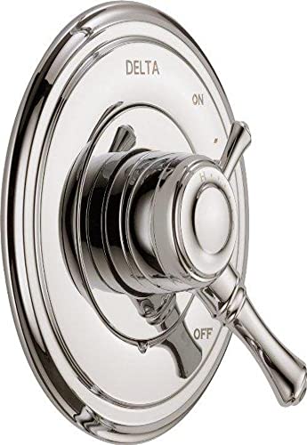 Image of Delta Faucet Cassidy 17 Series Dual-Function Shower Handle Valve Trim Kit, Polished Nickel T17097-PN (Valve Not Included)