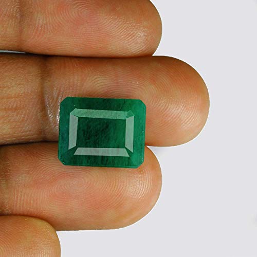 Image of Lmdprajapatis Certified Unheated Untreated 8.25 Ratti 7.55 Carat A+ Quality Natural Emerald Panna Loose Gemstone for Women and Men