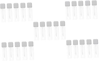 FOMIYES 25 Peças Tubo De Brilho Labial Óleo Labial Brilho Labial Vazio Frasco De Bálsamo Labial Tubo Recarregável Garrafa Labial Transparente Brilho Labial Garrafas De Brilho Labial