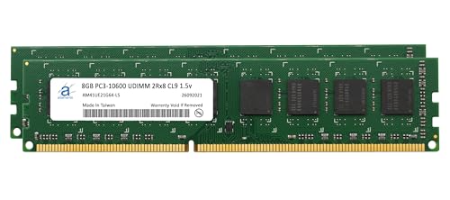 Adamanta 16GB (2x8GB) Dell OptiPlex 9010�A7010�A3010�A990�A790�A390 (USFF/SFF/MT/DT) DDR3 1333Mhz PC3-10600 Non-ECC UDIMM 2Rx8 CL9 �f�X