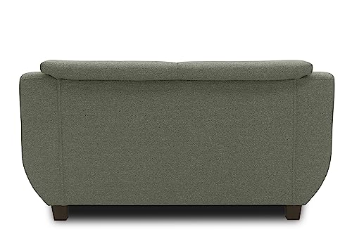 DOMO. collection Panama 2 Sitzer, Sofa, 2er Couch, Garnitur, 3-2-1, grün, 159 cm