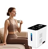 FXNFXLA Wasserstoff-Inhalationsgerät, Wasserstoff-Therapiegerät, 99,99% Hochreiner Wasserionisierer, Molekularer H2-Wasserstoff-Inhalator, Ho-Inhalator Mit Doppelausgang 500ML/MIN