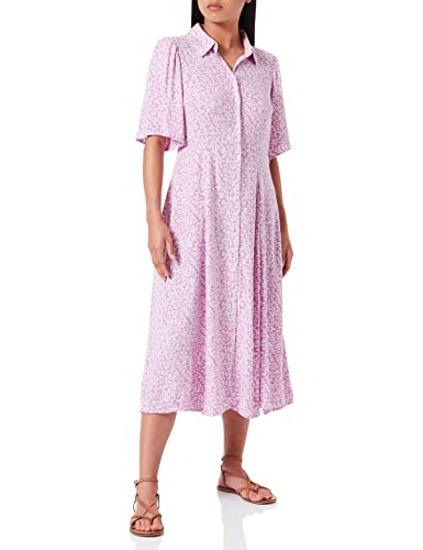 Y.A.S Damen YASSTELLI 2/4 Shirt Dress S Midi Kleid, Orchid/AOP:STELLI...