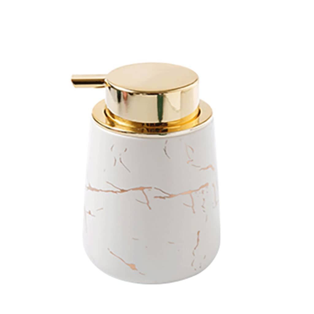 450ml/15. 2oz Portable Shampoo Press Soap Dispensers Hand Sanitizer(White)