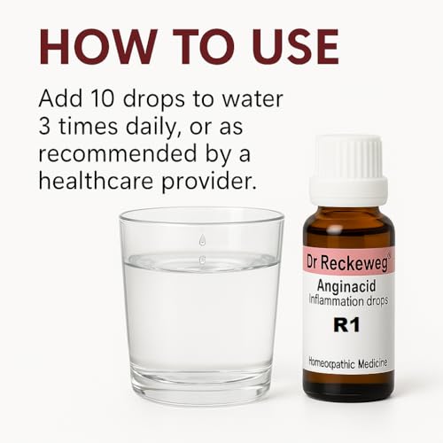 Homeoved - Dr. Reckewega R1 Inflammation Drops - Homeopathic Remedy for Inflammatory Conditions, Immune Support & Infection Relief – 22ml Each (Pack of 2 Bottles)