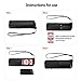 POVAD LED Ultrasonic Dog Repeller, 3 in 1 Ultrasonic Pet Repeller Anti Bark Stop Barking Dog Training Repeller Control Trainer (Black)