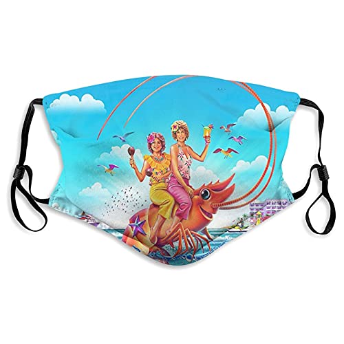 Mask-Barb and Star go to Vista del mar Art Unisex Breathable Masks, Washable and Reusable Balaclavas,Adjustable Earloop Face Protection Black Mask-Barb and Star go to Vista del mar Art Unisex Breathable Masks, Washable and Reusable Balaclavas,Adjustable Earloop Face Protection Black