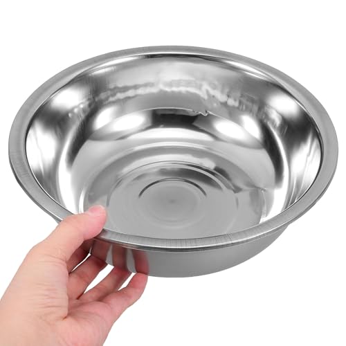 Tazón de acero inoxidable 25.5 cm para cocina miniatura 6