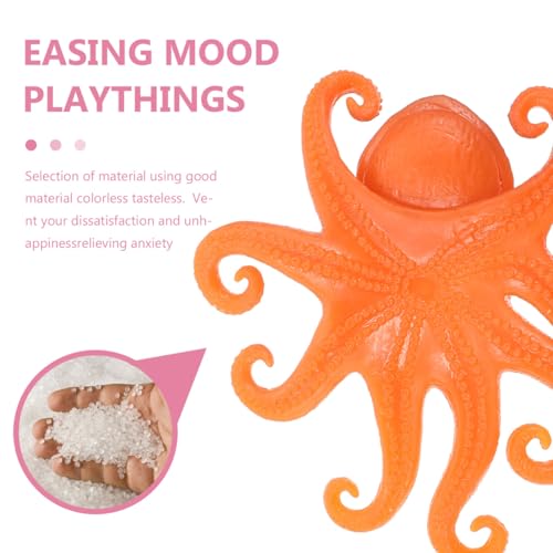 Garneck Kawaii Gummi Oktopus – Stretchy Octopus Für Und Erwachsene - Perfektes Anti-Stress Lustiges Aquarien Accessoire Ideal Für Weihnachten Und Partys
