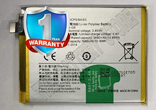 Image of THE BATTERY STORE Original Battery for Vivo VI S1 B-G6 Battery with 1 Year WARRENTY and HIGH Capacity Battery Backup(for B-G6)