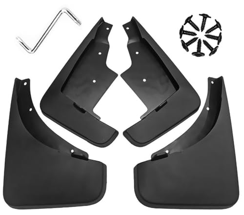 Image of Mud Flaps Mud Guards Fit for 2011-2016 Jeep Compass, Front & Rear Mud Splash Guards Accessories - 4 Pc, Black