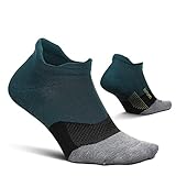 Feetures Elite Ultra Light No Show Tab Sock Wave (Large, Deep Ocean)
