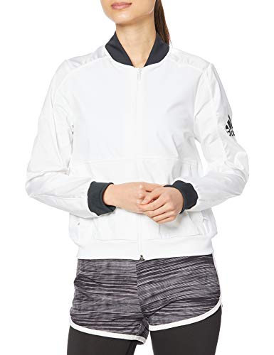 [アディダス] ジャケット ボンバージャケット 53530 レディース ホワイト/ブラック(GP0616) 日本サイズS相当