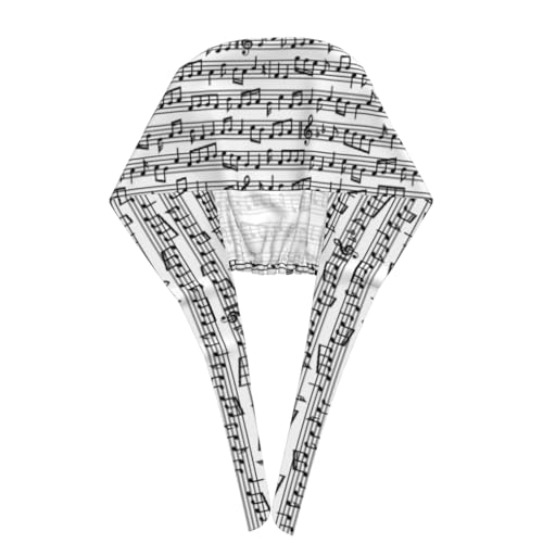 Image of Working Cap Scrub Cap with Sweatband Adjustable Unisex Women Tie Back Hat Nurse Surgical Caps
