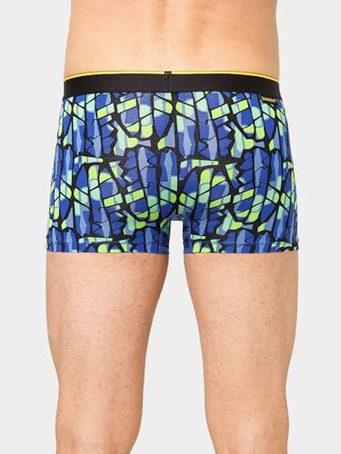 Image of Bummer Printed Micro Modal Trunks Underwear for Men - Ultra Soft & Breathable, 3 X Softer Than Cotton, Stretchable for Ultimate Comfort & Style, Combo Pack of 2 (A Shark Tank Product)