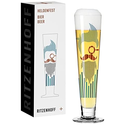 Ritzenhoff Vaso de cerveza Nº 10 Barber redondo y multicolor Cover