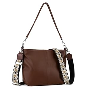 Genuine Leather Purse for Women, Women’s Handbags Hobo Bag, Soft Leather Crossbody with Adjustable Wide Strap