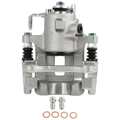 Image of cciyu 19-B2891 Rear Left Brake Caliper Assembly w /Bracket Fit 2002-2006 For Audi For A4,2002-2005 For Audi For A4 Quattro