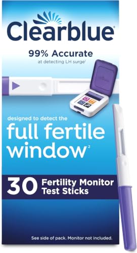 Clearblue Fertility Monitor Test Sticks, 30 Count (Pack of 6)