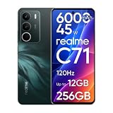 realme C71 Smartphone 256GB con Batteria 6000mAh e Ricarica 45W, Verde