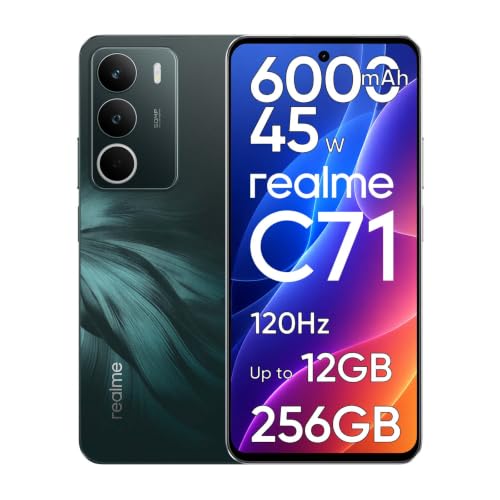 realme C71 Smartphone, 4GB RAM 256GB ROM Téléphone Portable, 6.67"