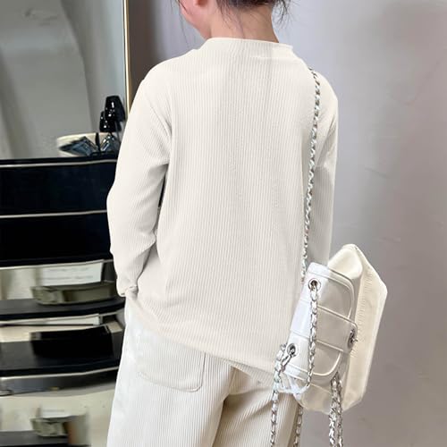 Boys Undershirts Long Sleeve - Toddler Boy Girls Crew Neck Tops Fashion Fall Outfits Basic Tees Thermal Clothes 20253