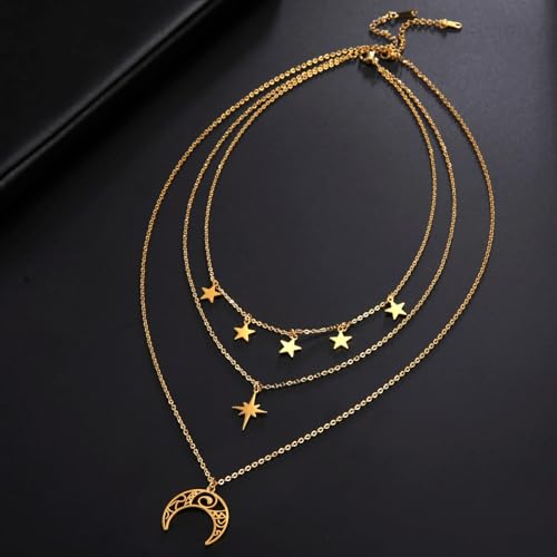 Collier soleil de sorcière argent 925 finitions Moonglow de luxe - 6