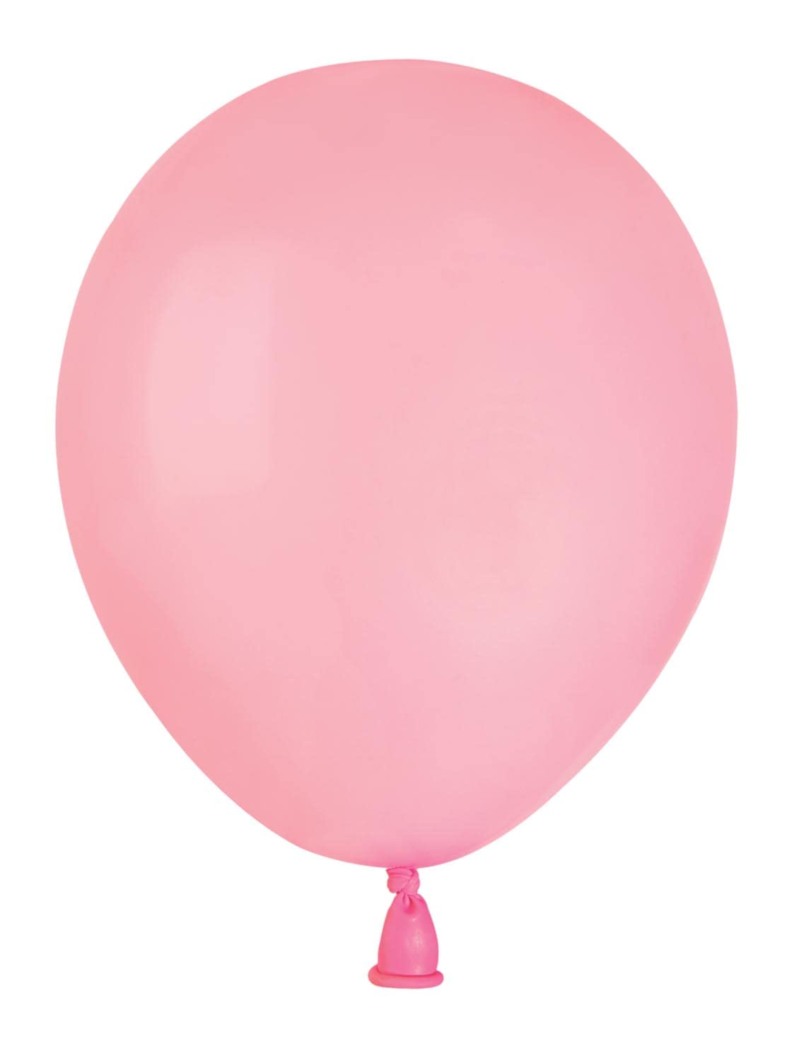 Pack 100 balloons in natural latex Premium Quality A50 (Ø 13cm / 5"), pink — image 1