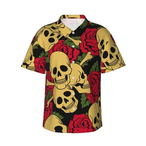 Chemise hawaïenne rose et crâne parfaite pour vos apéros plage d'été