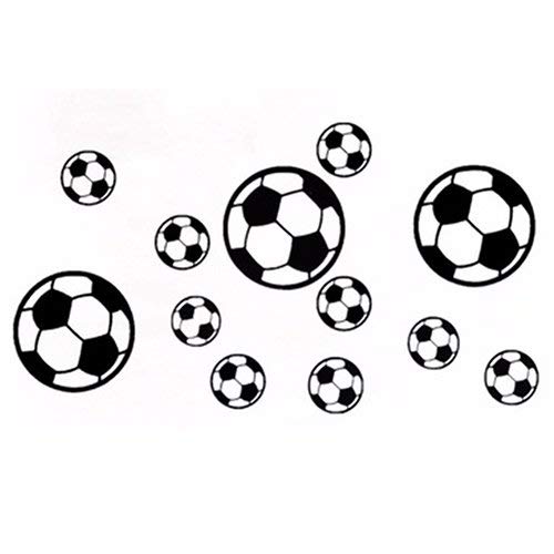 Sticker football PVC mur adhesif haute durabilite pour decoration