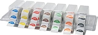 Daymark Large 25mm Days of The Week Food Labels, Days in Clear Dispenser | Food Rotation 1000 Labels per Day 7 Days