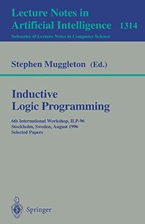 Inductive Logic Programming: 6th International Workshop, ILP-96 ...