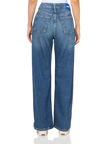 HUGO Women's Elyah Straight Leg Jeans2