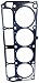 Mr Gasket 61080G MLS Head Gasket Multi-Layered Steel 4.040 in. Gasket Bore 0.051 in. Compressed Thickness Sold Individually MLS Head Gasket