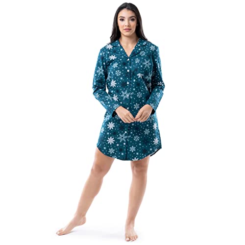 Chemise de nuit flanelle anti-froid pour dormir au chaud sans surchauffer