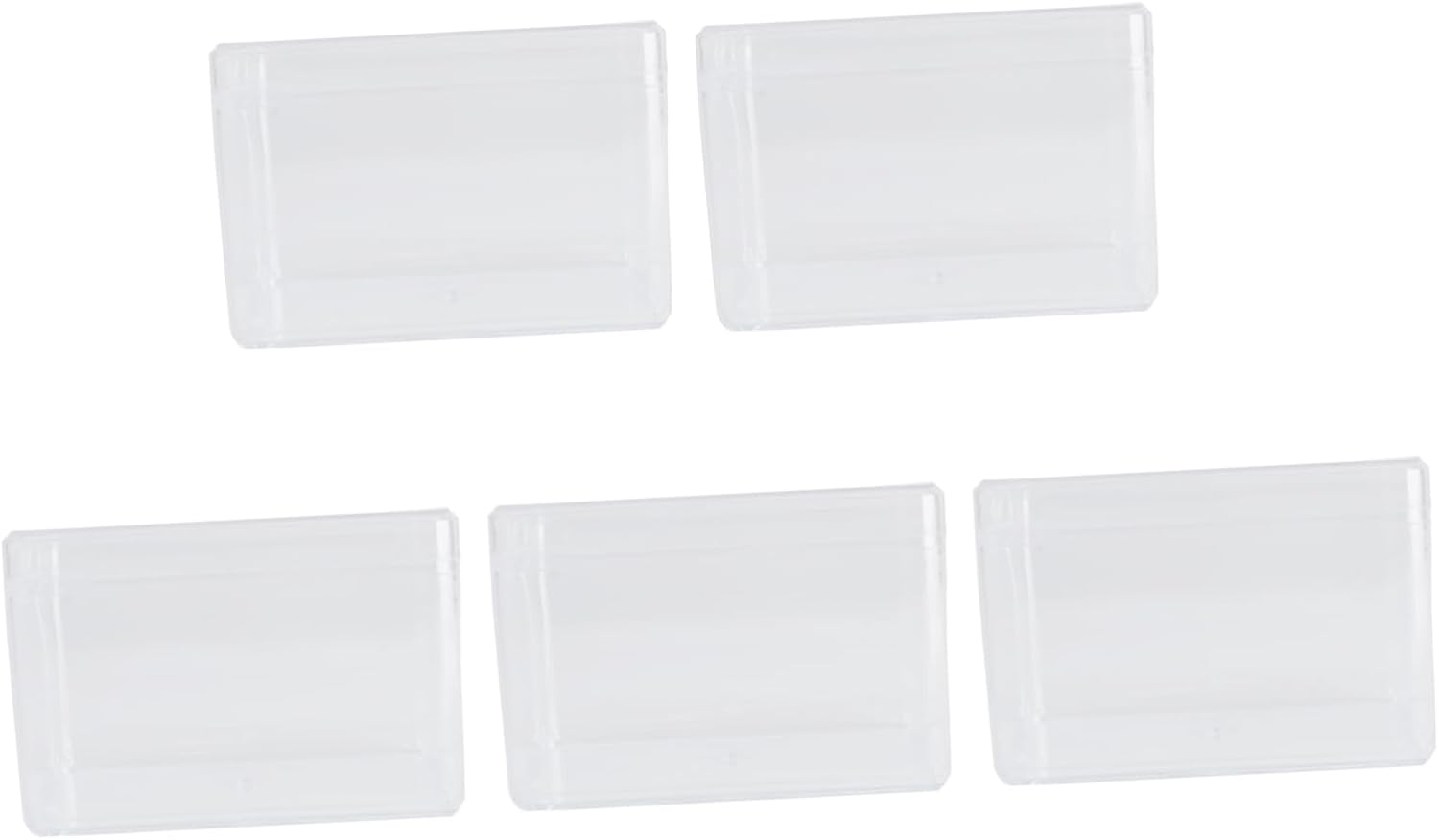 COHEALI Box of 5 for Figures Transparent Display Case Figure Display