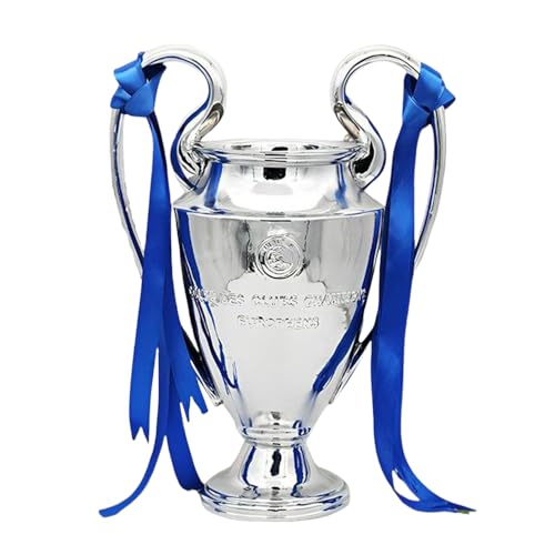 MIAOWR Trofeo De Campeones De Fútbol De Europa Trofeos De Futbol Coleccionables De Fans Decoraciones De Bar En Casa Y Oficina,16cm/6.3in