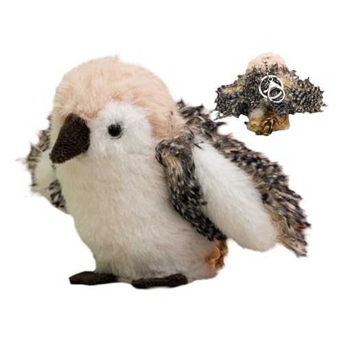 猫のおもちゃの飛ぶ鳥、インタラクティブな猫のおもちゃ - 豪華な子猫のおもちゃ,ペットの子猫のための肌にやさしい安全なペット用品の楽しみと婚約