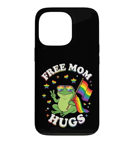 Free Mom Hugs LGBTQIA+ Ally Pride Month�J�G�� �X�}�z�P�[�X iPhone 13 Pro �p