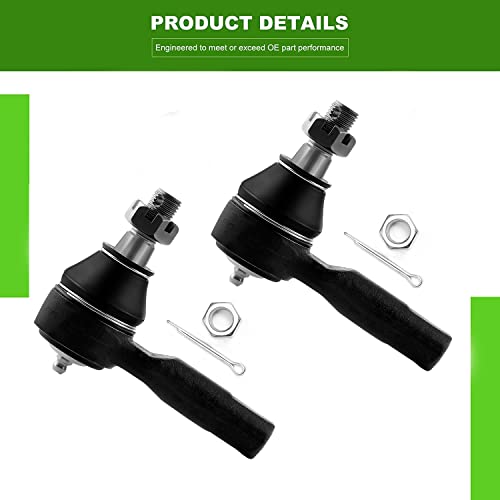 Scitoo 8Pcs Front Suspension Kit Upper Control Arm Lower Ball Joint Outer Inner Tie Rods Link Fit 2000 For Nissan Frontier 2.4L 3.3L 4Wd 2001-2004 Frontier 3.3L 2000-2004 For Nissan Xterra #TOP2