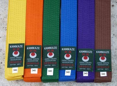 Kamikaze Ceinture Couleur piquée - Vert - 340 cm / T7.5 Cover