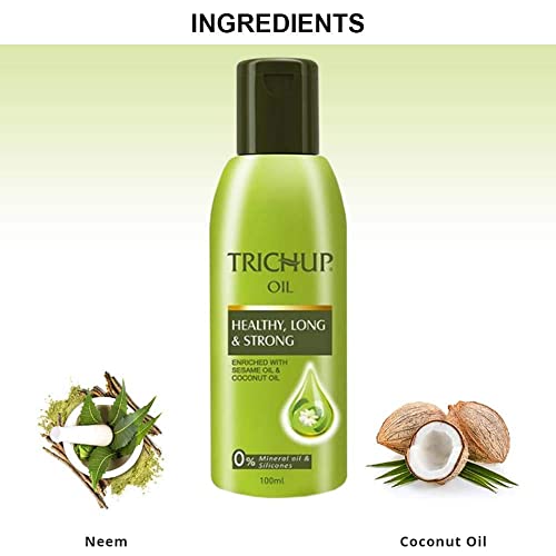 Trichup Oil 100ml aceite de pelo indio anticaída y brillo NT 4