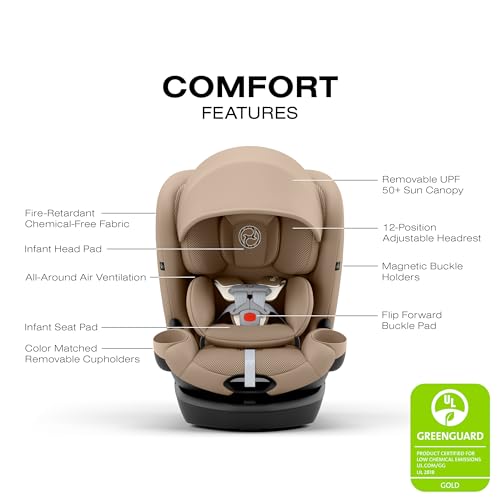 Image of Callisto G 360 Rotating All-in-One Convertible Car Seat - Almond Beige