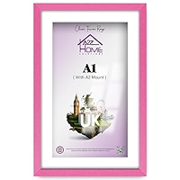 A2Z Home Solutions Panoramic Black 18x12 Inch Solid MDF Flat Poster Frame – Premium Textures With HD Perspex, Metal Clips Ideal For Home, Office, Gallery, Or Studio Display -(Black - View #7